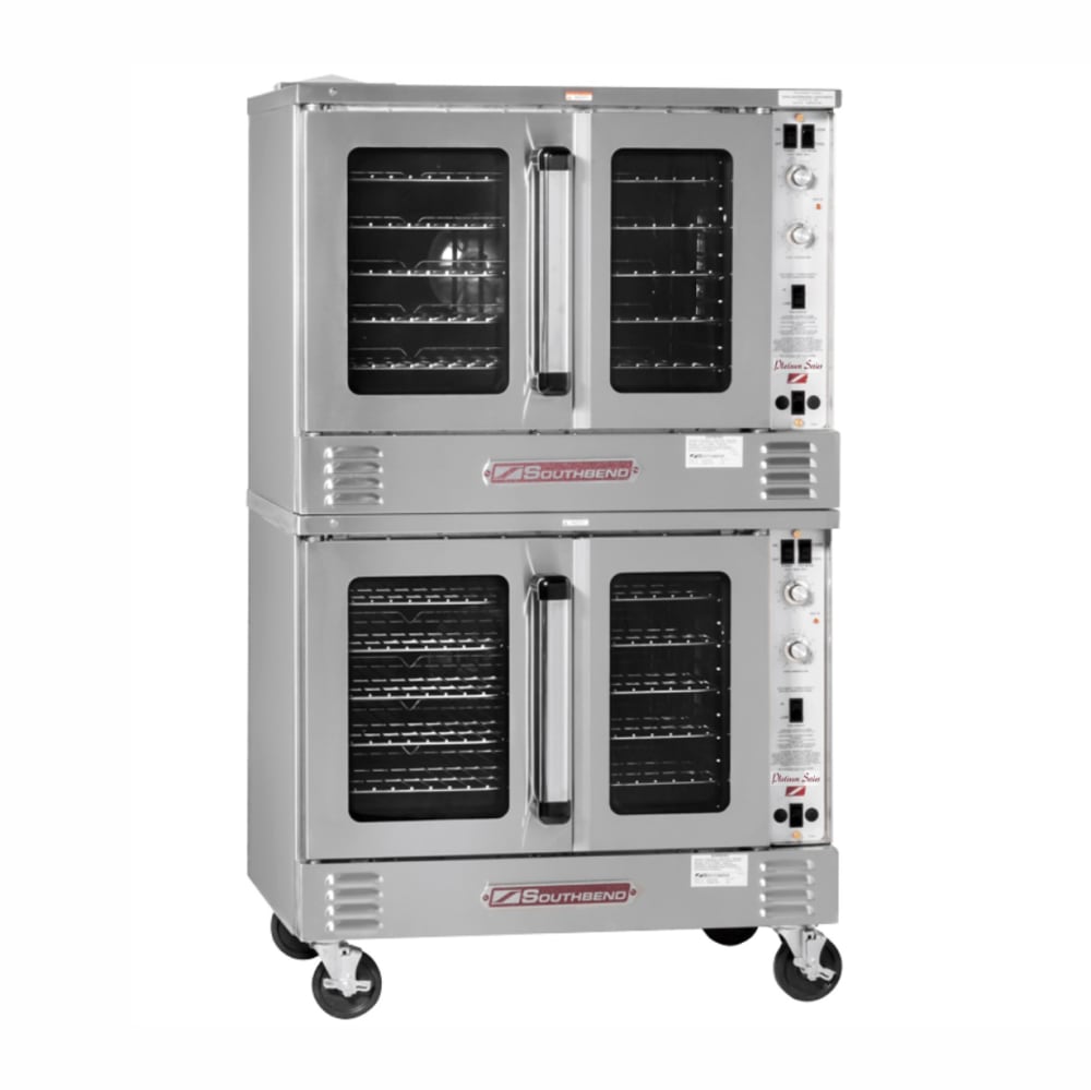 348-PCE15SSDV2081 Platinum Ventless Double Full Size Convection Oven - 7.5kW, 208v/1ph