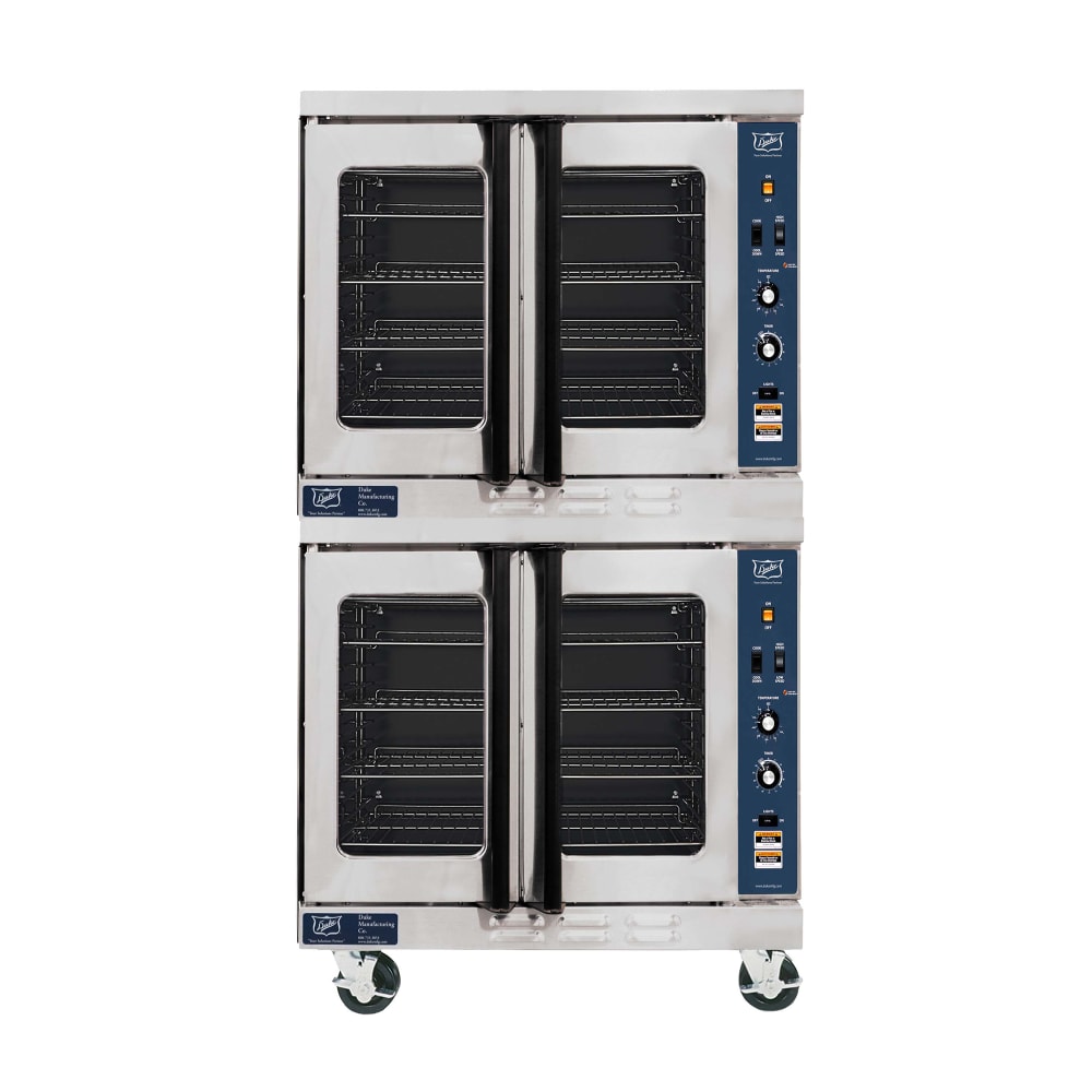 066-E102E2081 Double Full Size Electric Convection Oven - 11kW, 208v/1ph