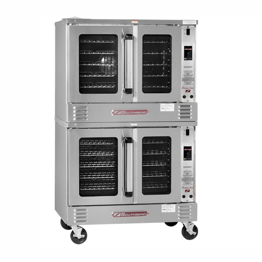 348-PCG100STDLP Platinum Double Full Size Liquid Propane Convection Oven - 50,000 BTU