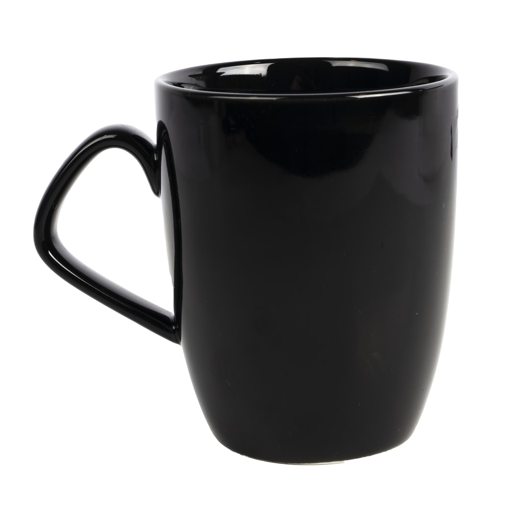 634-109971 14 1/3 oz Samira Mug - Porcelain, Black