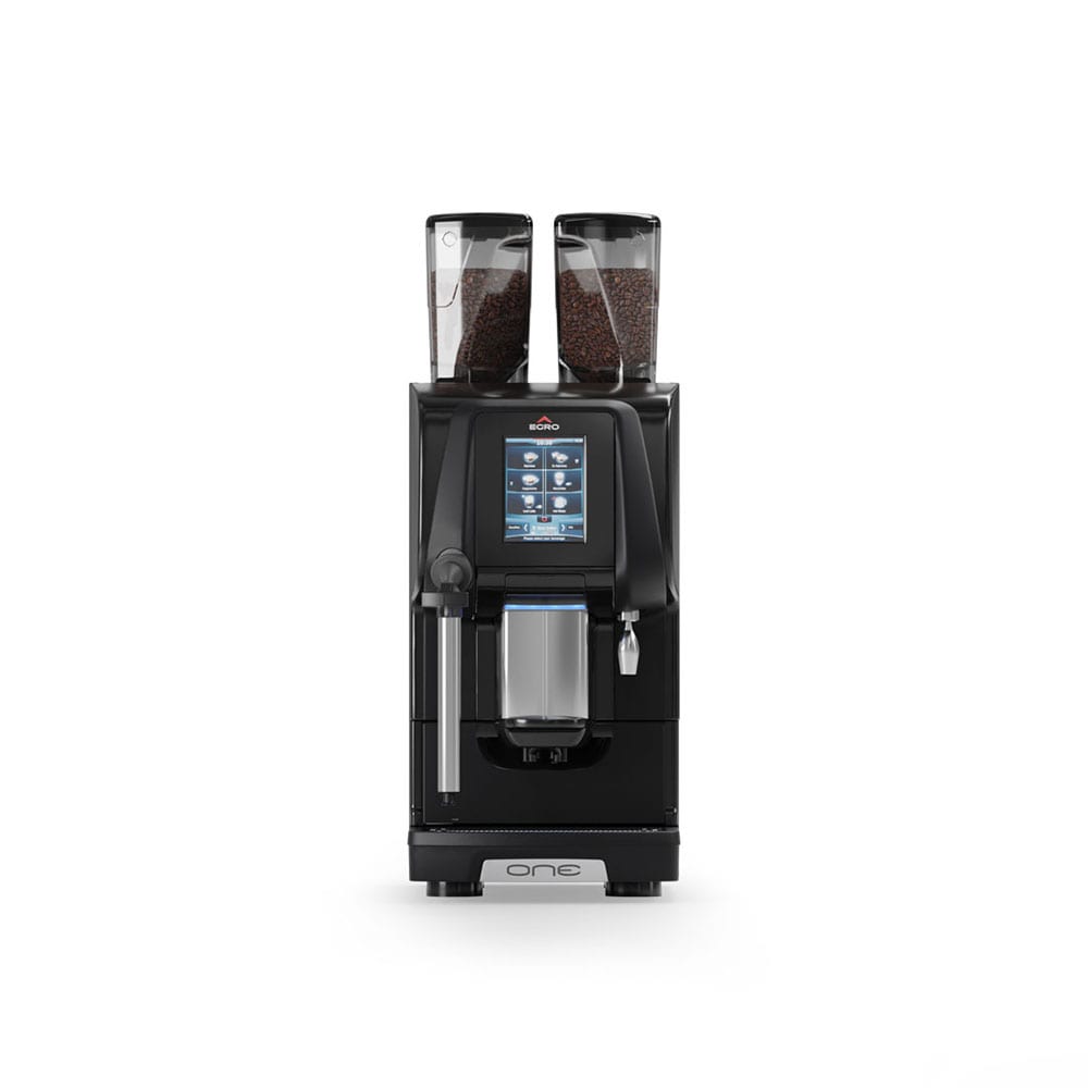 019-ONETOUCHPURE Super Automatic Espresso Machine w/ (1) Group, (1) Steam Wand, & (2) Bean Ho...