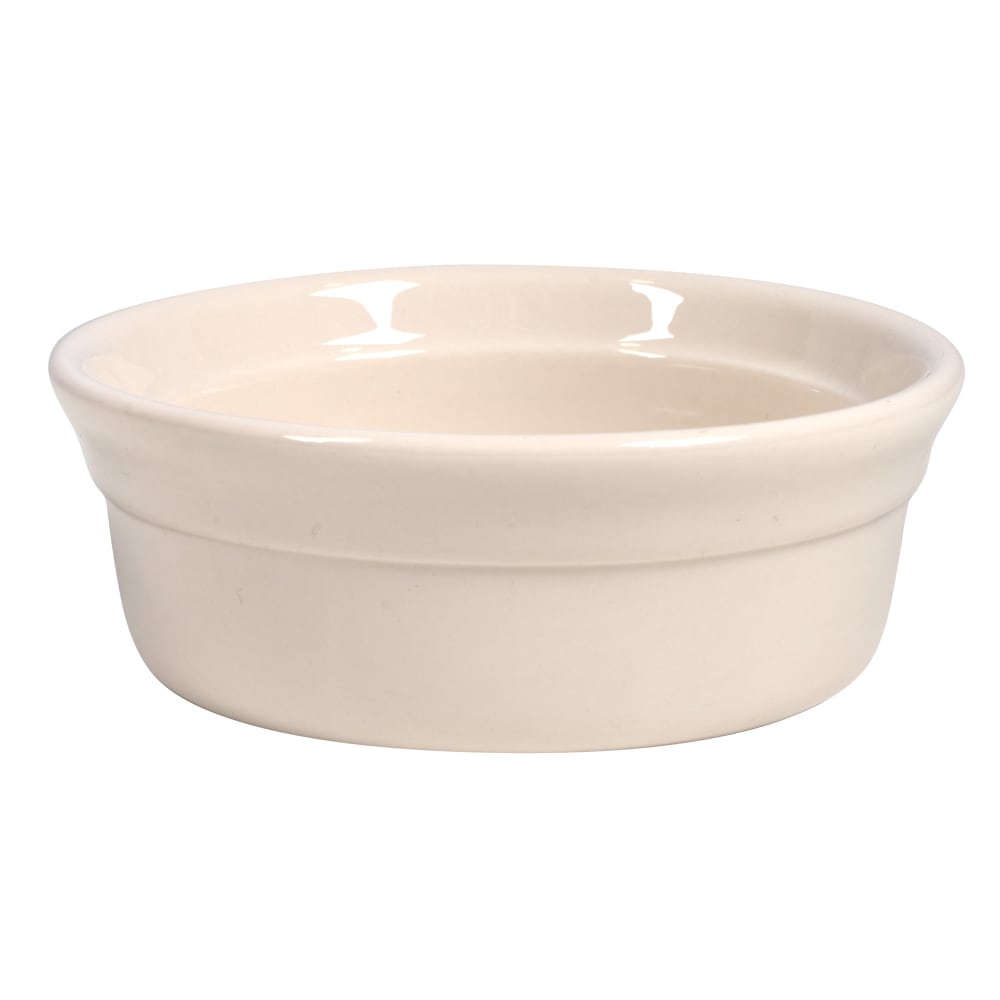 024-950027738 6 oz. Round, China Pot Pie Dish, Flint