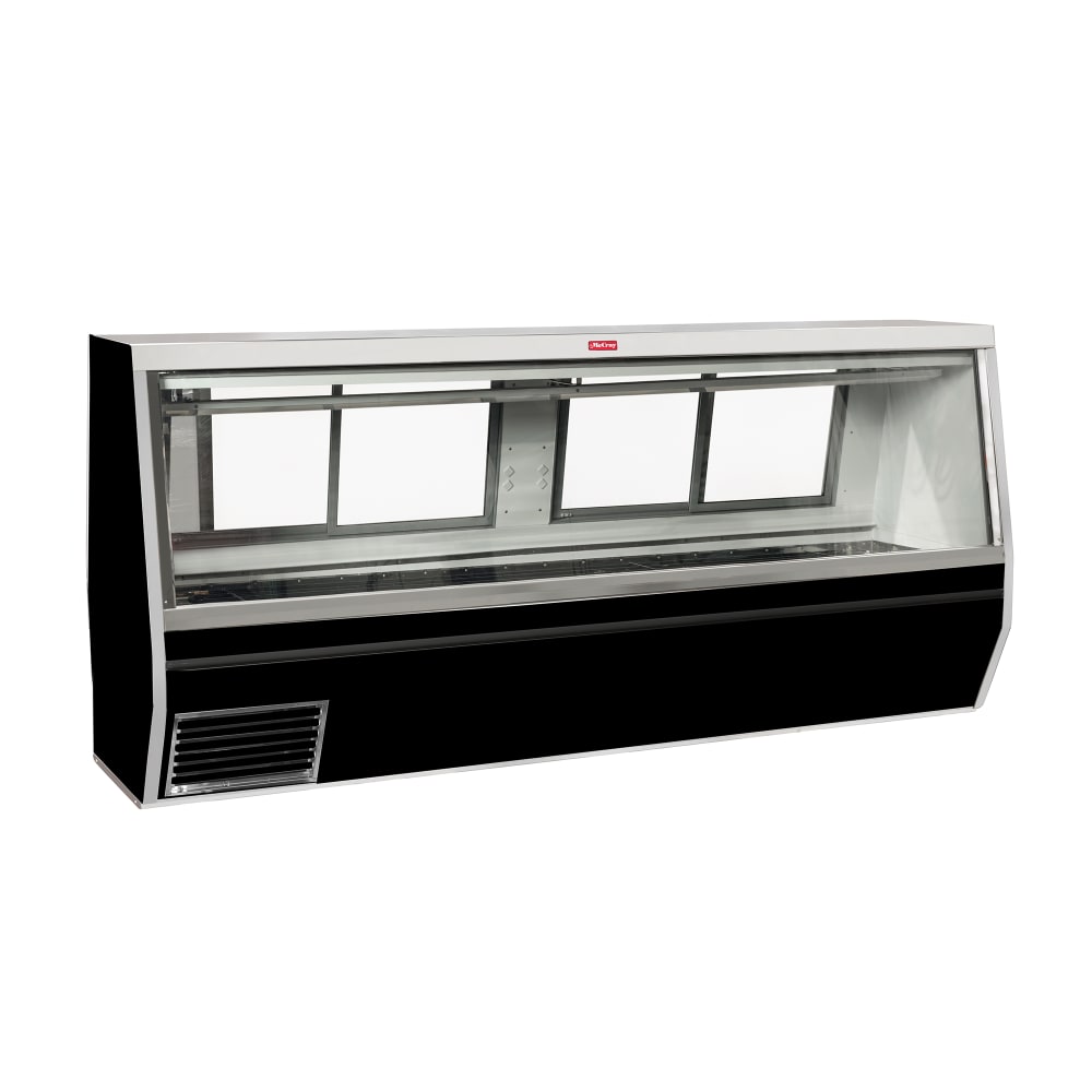 367-SCCMS34N12BELED 144" Full Service Red Meat Case w/ Straight Glass - (1) Level, 115v