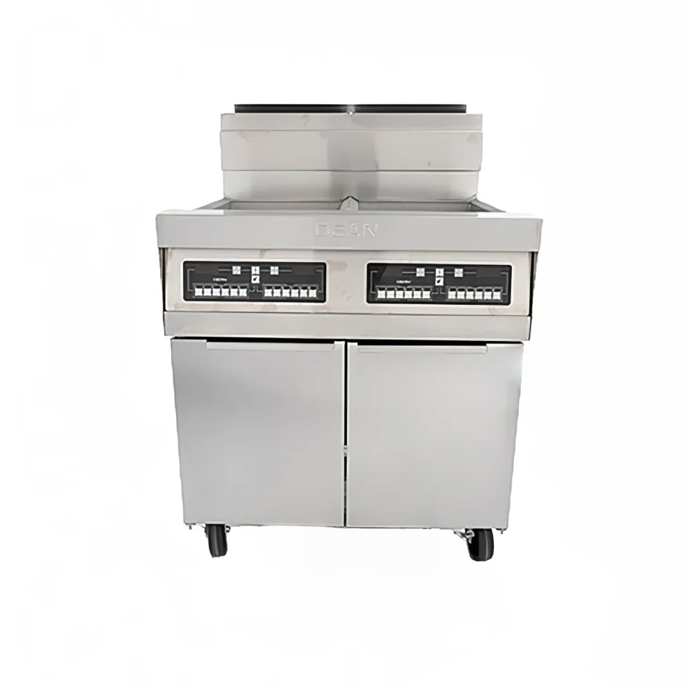 006-2PRG50TLP Gas Fryer - (2) 50 lb Vats, Floor Model, Liquid Propane
