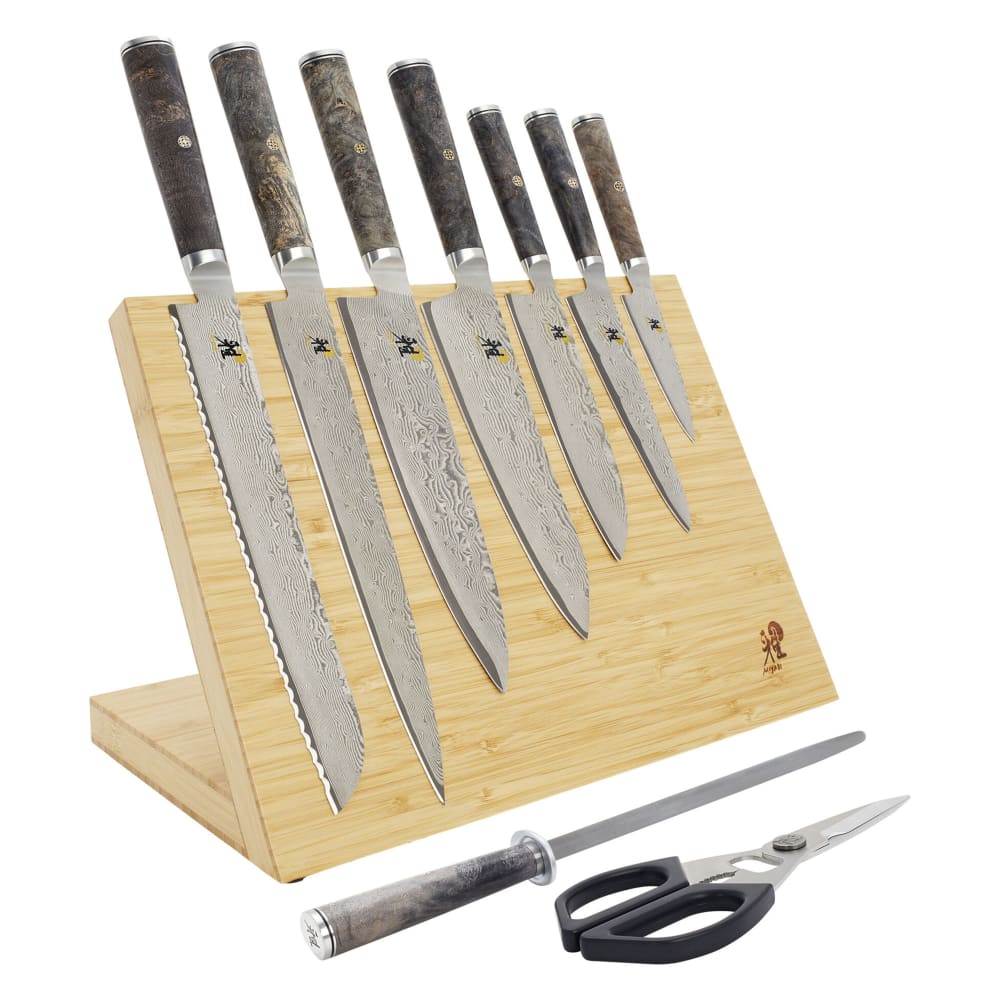 902-34060001 Black 10 Piece Knife Set w/ Magnetic Wood Easel