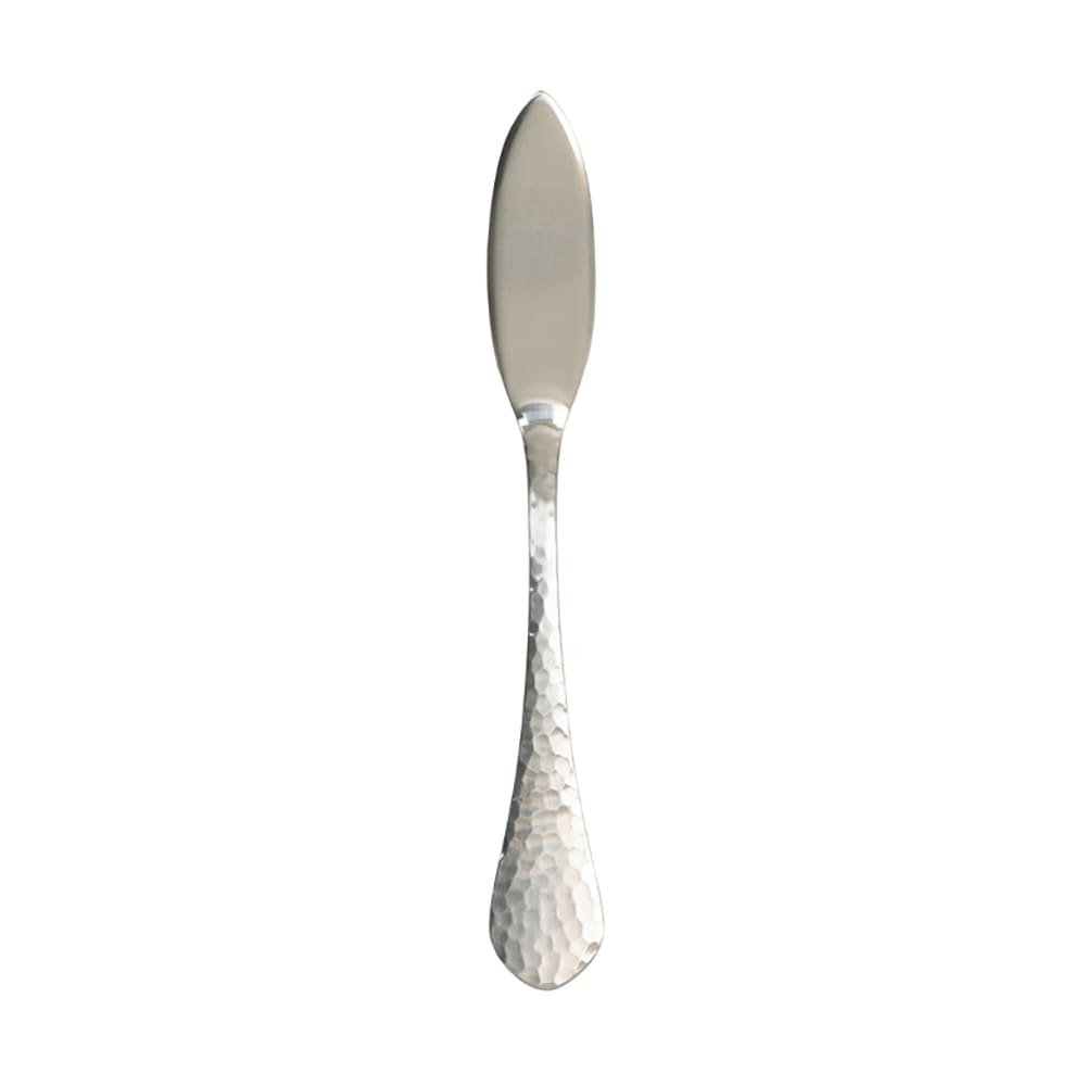 450-FM627 6" Butter Spreader with 18/10 Stainless Grade, Stone Pattern