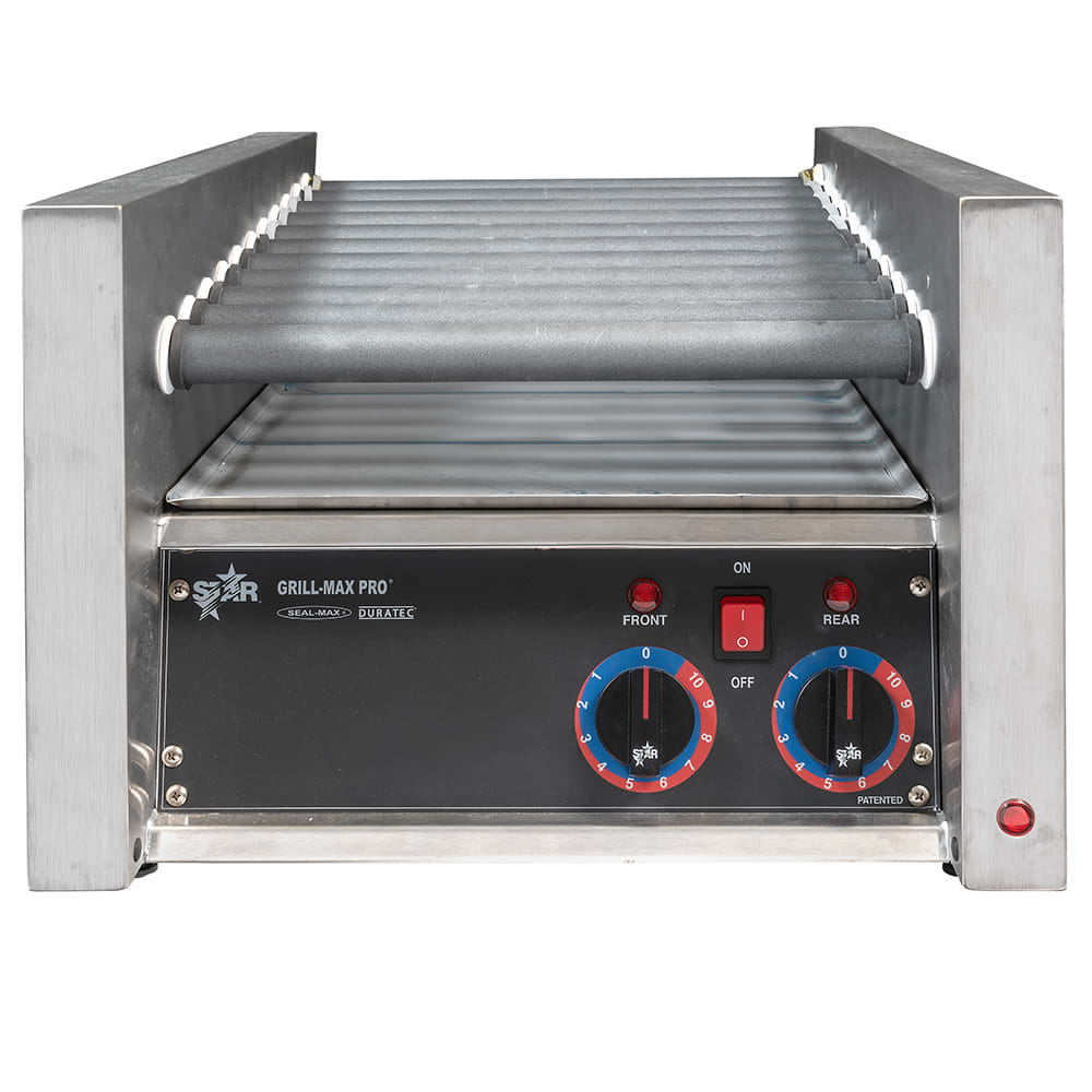 062-20SC 20 Grill-Max® Hot Dog Roller Grill w/ Manual Controls - Slanted Top, 120v
