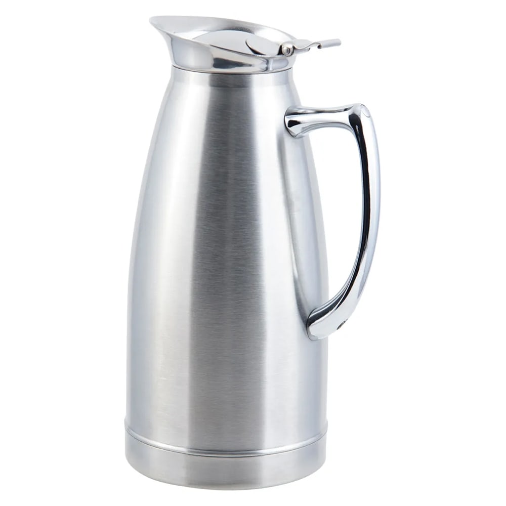 017-4052S 1 qt Insulated Pitcher Server, Stainless Steel w/ Satin Finish