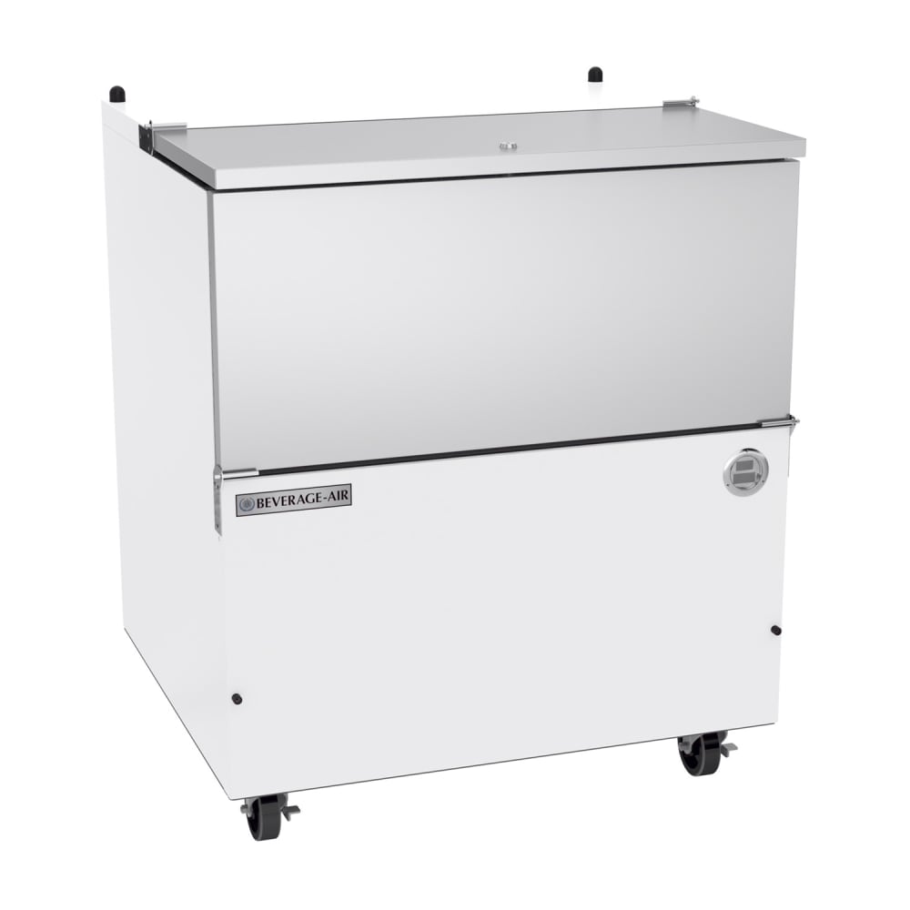 118-SM34HCW02 Milk Cooler w/ Top & Side Access - (512) Half Pint Carton Capacity, 115v
