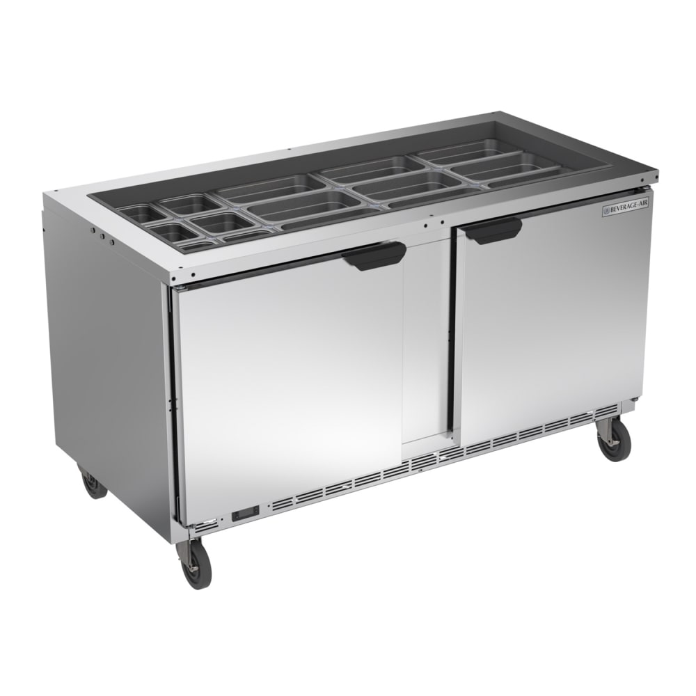 118-SPE60HCS 52 1/2" Cold Food Bar - (12) Pan Capacity, Floor Model, Stainless Steel
