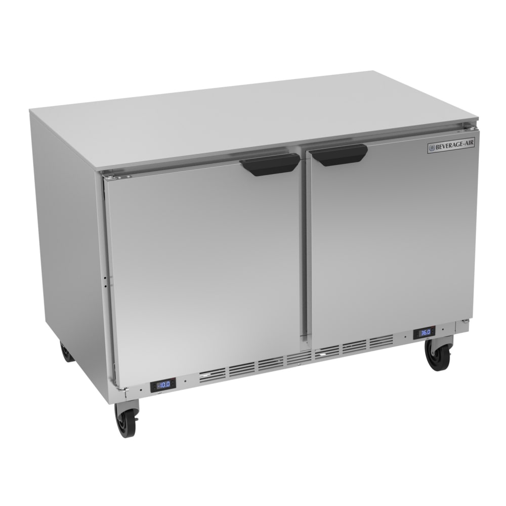 118-UCFR48AHC 48" Undercounter Refrigerator Freezer w/ (2) Sections & (2) Doors, 115v