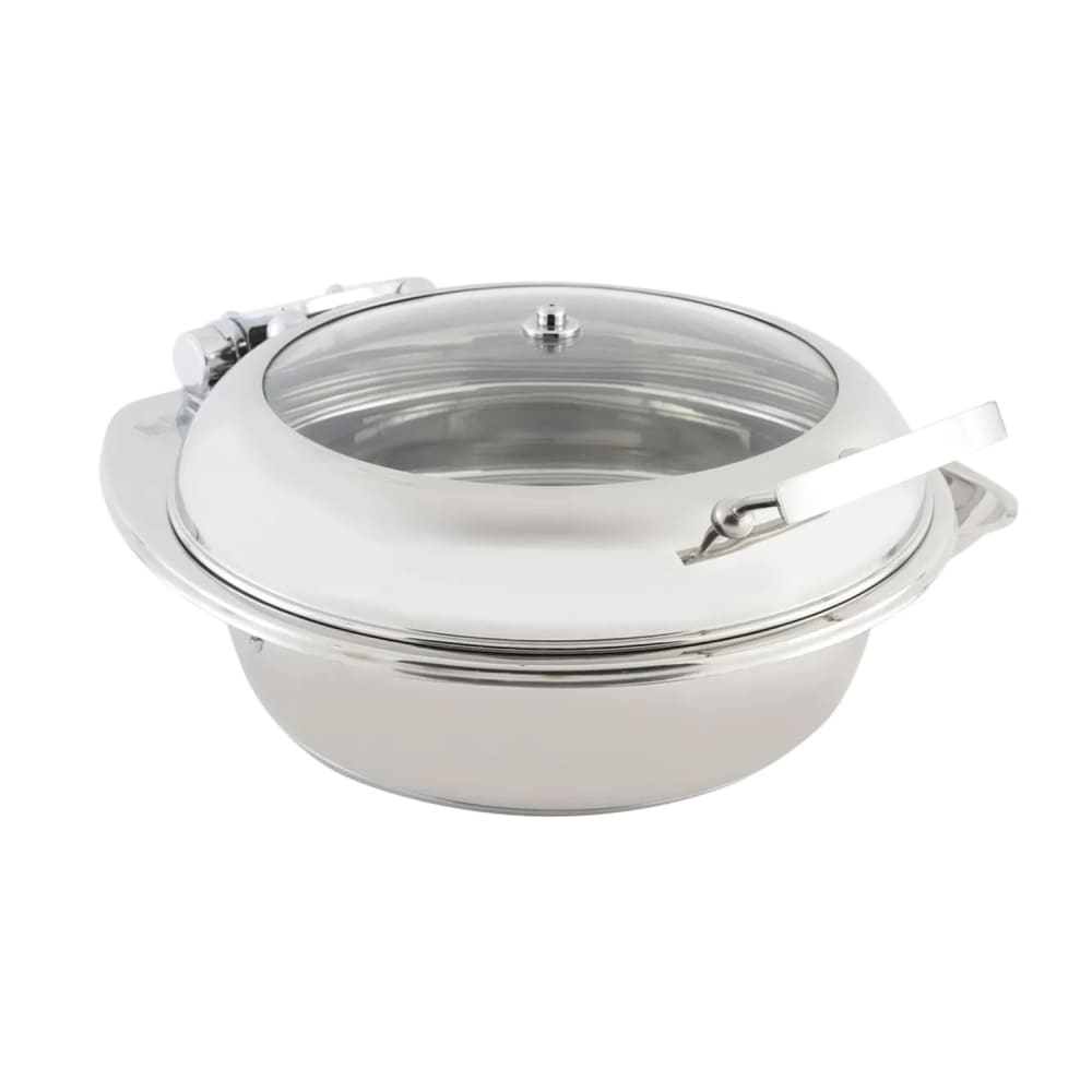 017-20300 Round Chafer w/ Hinged Lid & Induction Heat