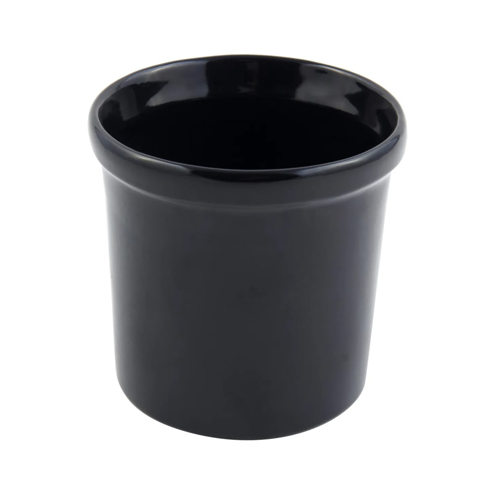 017-9202SBLK 40 oz Salad Crock - Aluminum, Black