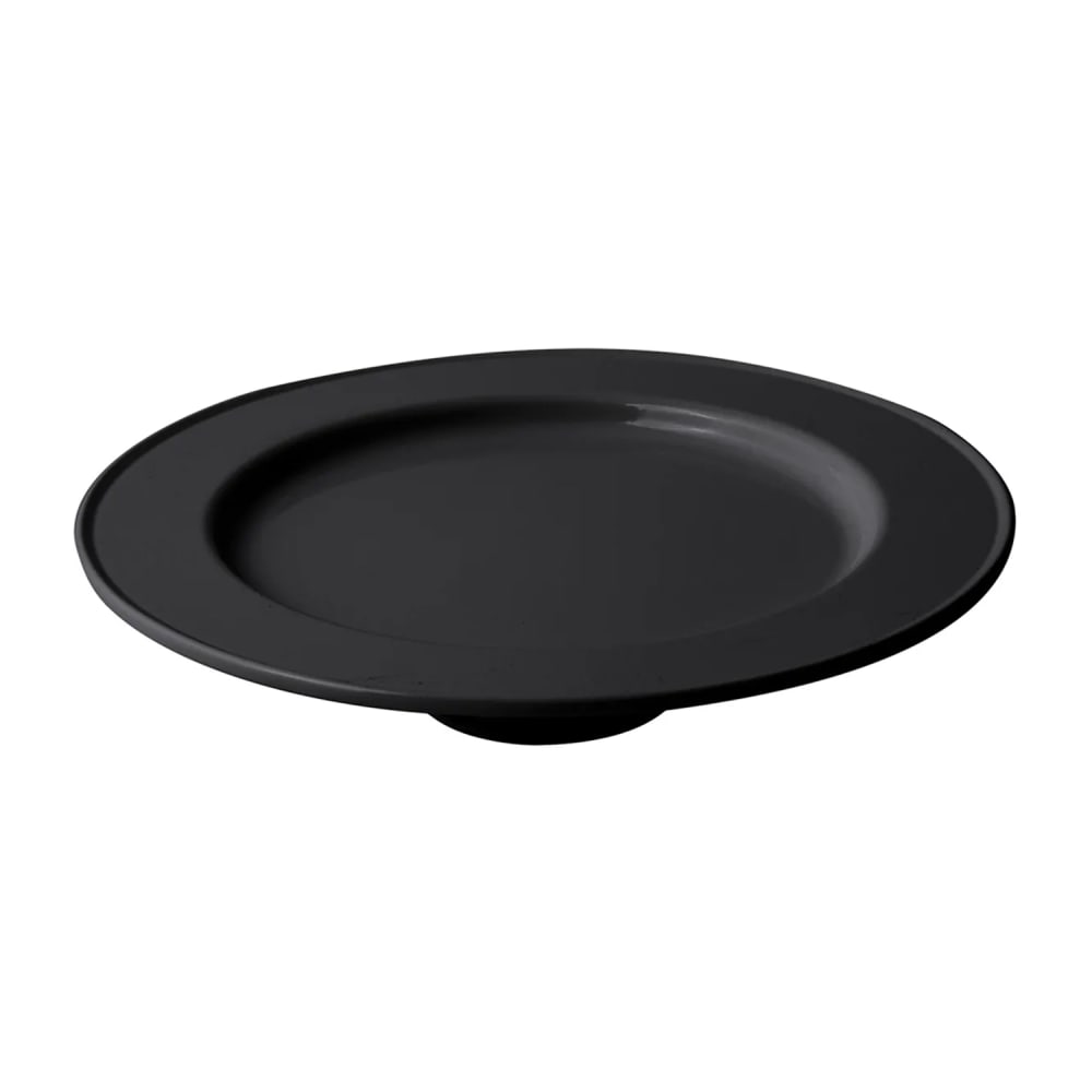 017-10234001SBLK Cake Stand, 13 x 2 3/4" H Aluminum/Black