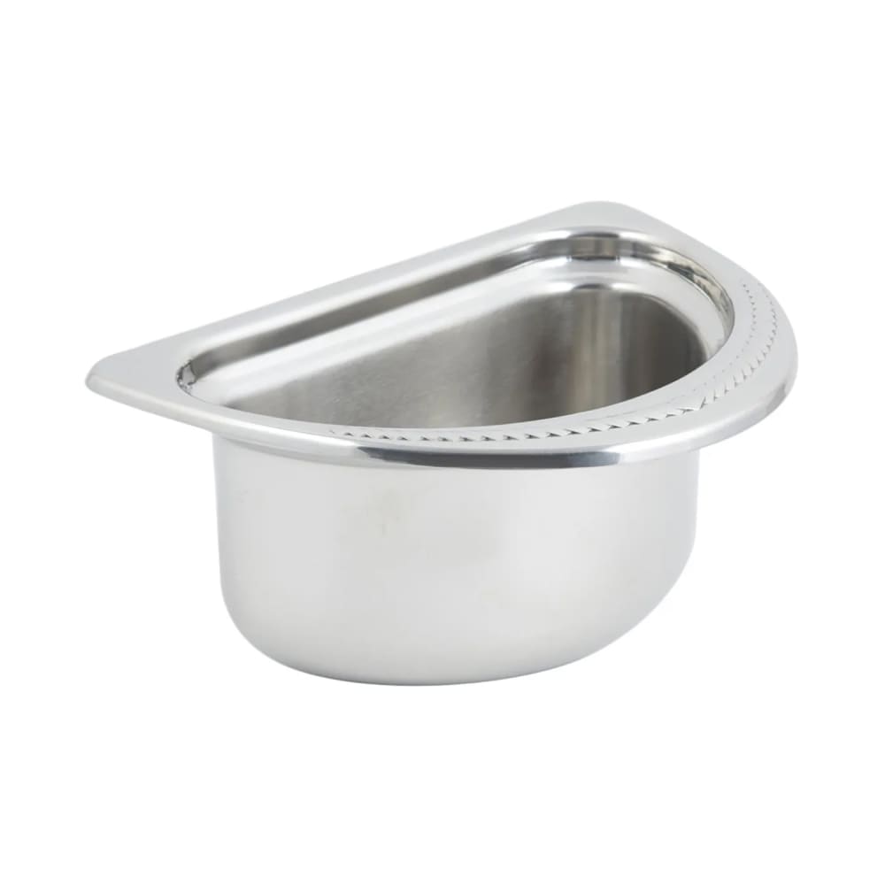 017-5402 1/2 Oval Food Pan, 4 1/2" Deep, Laurel, Stainless