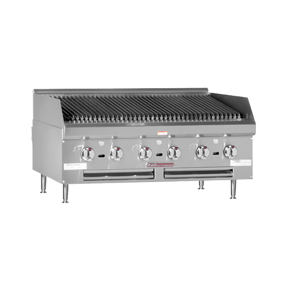 348-HDC36NG 36" Gas Charbroiler w/ Cast Iron Grates, Natural Gas