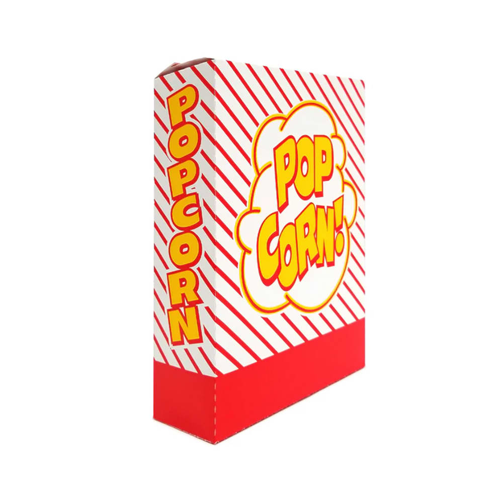 231-2267 1 4/5 oz Disposable Popcorn Boxes, 500/Case