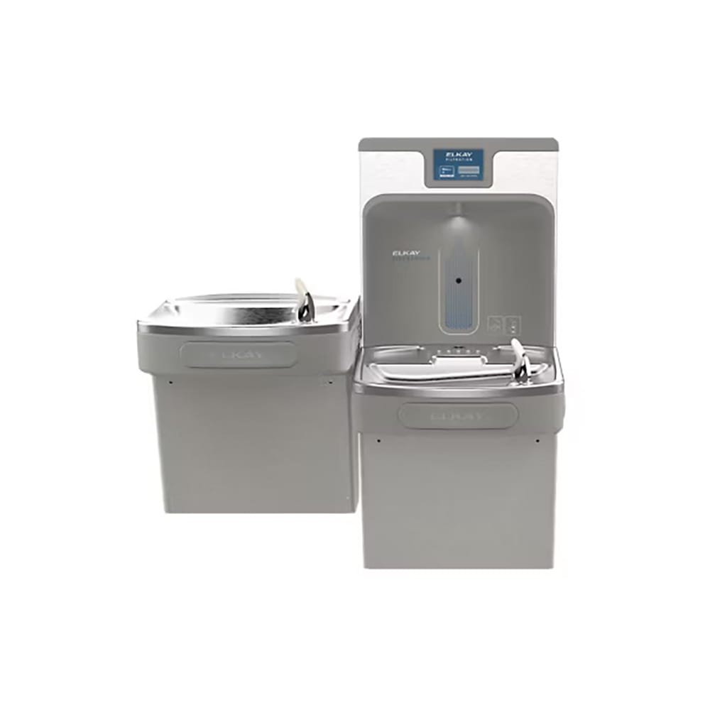 Elkay LZSTL8WSLP Wall Mount Bi Level Drinking Fountain w