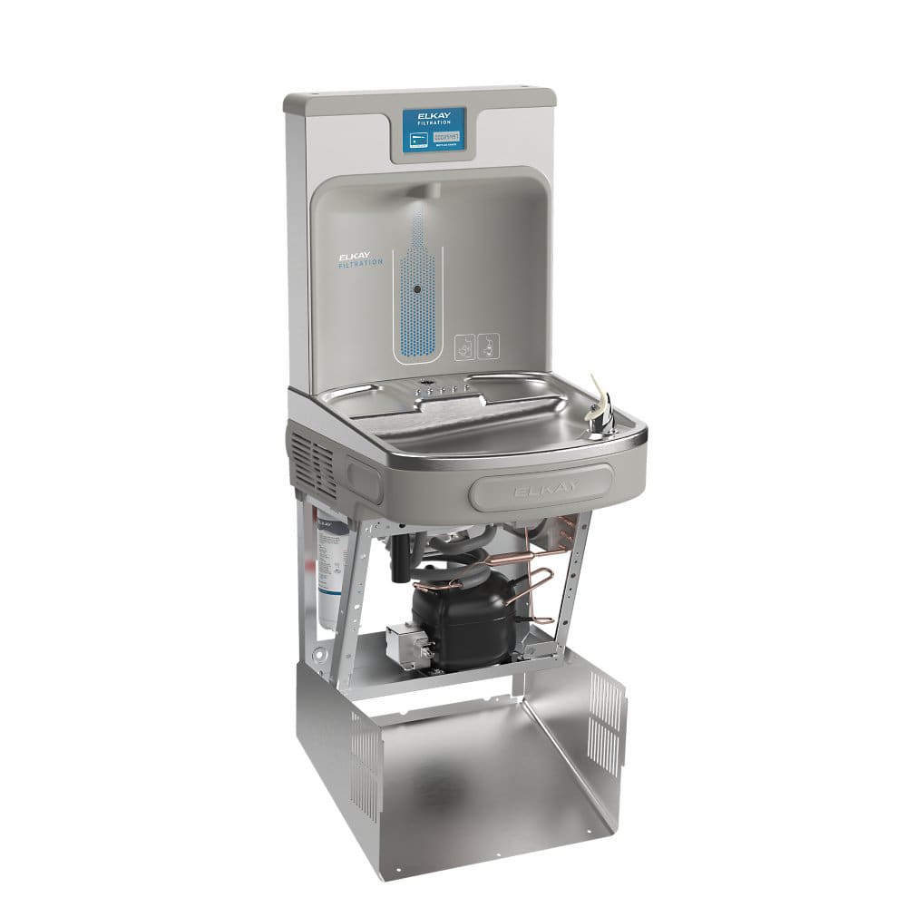 Elkay LZS8WSSP Wall Mount Drinking Fountain w/ Bottle Filler