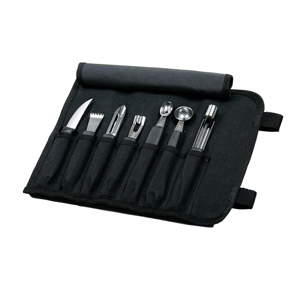 ブラックマーメイドマーメイドスターシャンパンセット Mercer Culinary M40000 8-Piece Garnishing Kit w/ Black