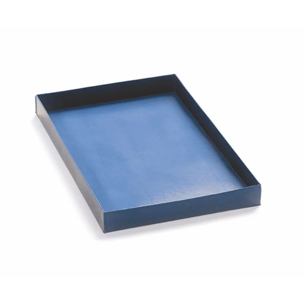 624-32Z4099 Half Size Cooking Tray - 11" x 7" x 1", Blue