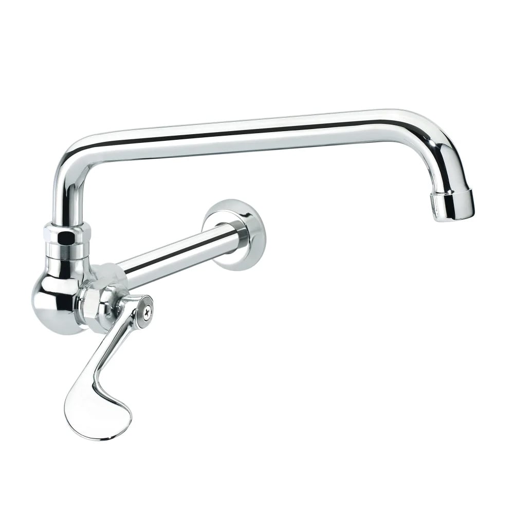 381-12171L Splash Mount Wok Faucet w/ 12" Swing Nozzle