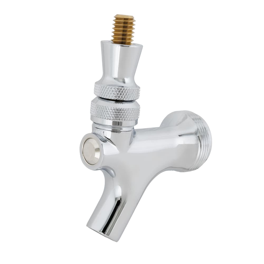 711-4933KSC Self Closing Beer Faucet w/ Brass Lever - Chrome Plated