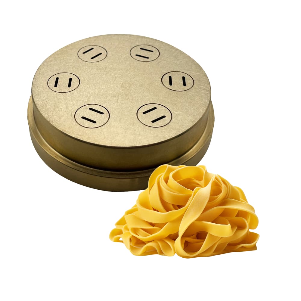 390-13411 4 1/2mm #25 Tagliatelle Die for 13397 Pasta Machine, Brass