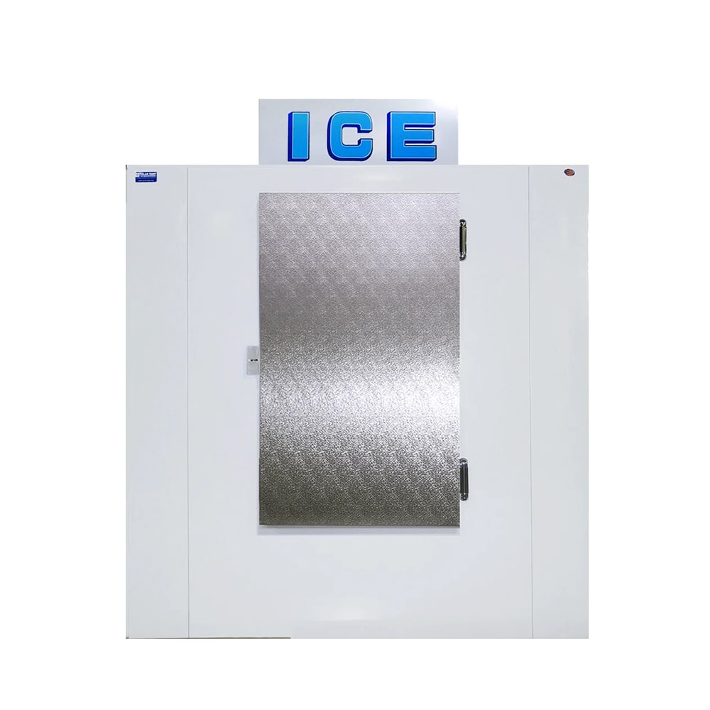 259-630CWR290 62" Outdoor Ice Merchandiser w/ (78) 20 lb Bag Capacity - Solid Door, White, 1...