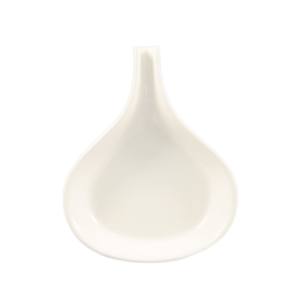 130-FP18W White Coupe/Sheer Fry Pan Server, Festiware, Pear-Shaped