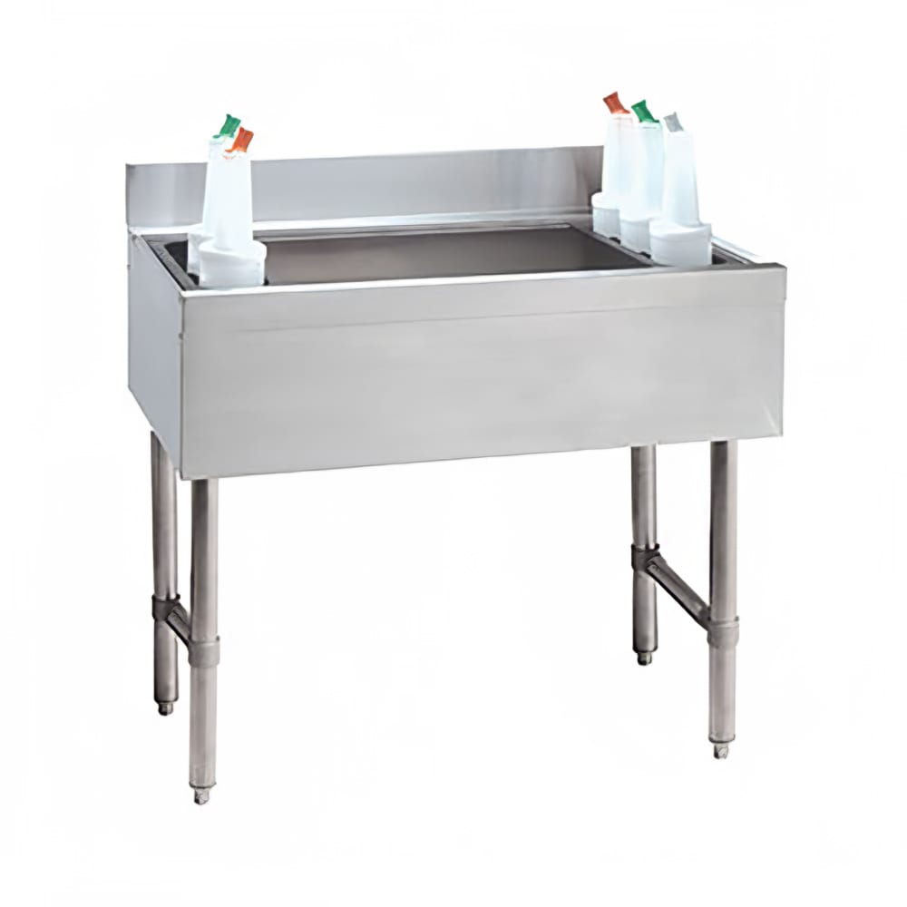 009-CRI123610X 36" Cocktail Station w/ 119 lb Ice Bin, Stainless Steel