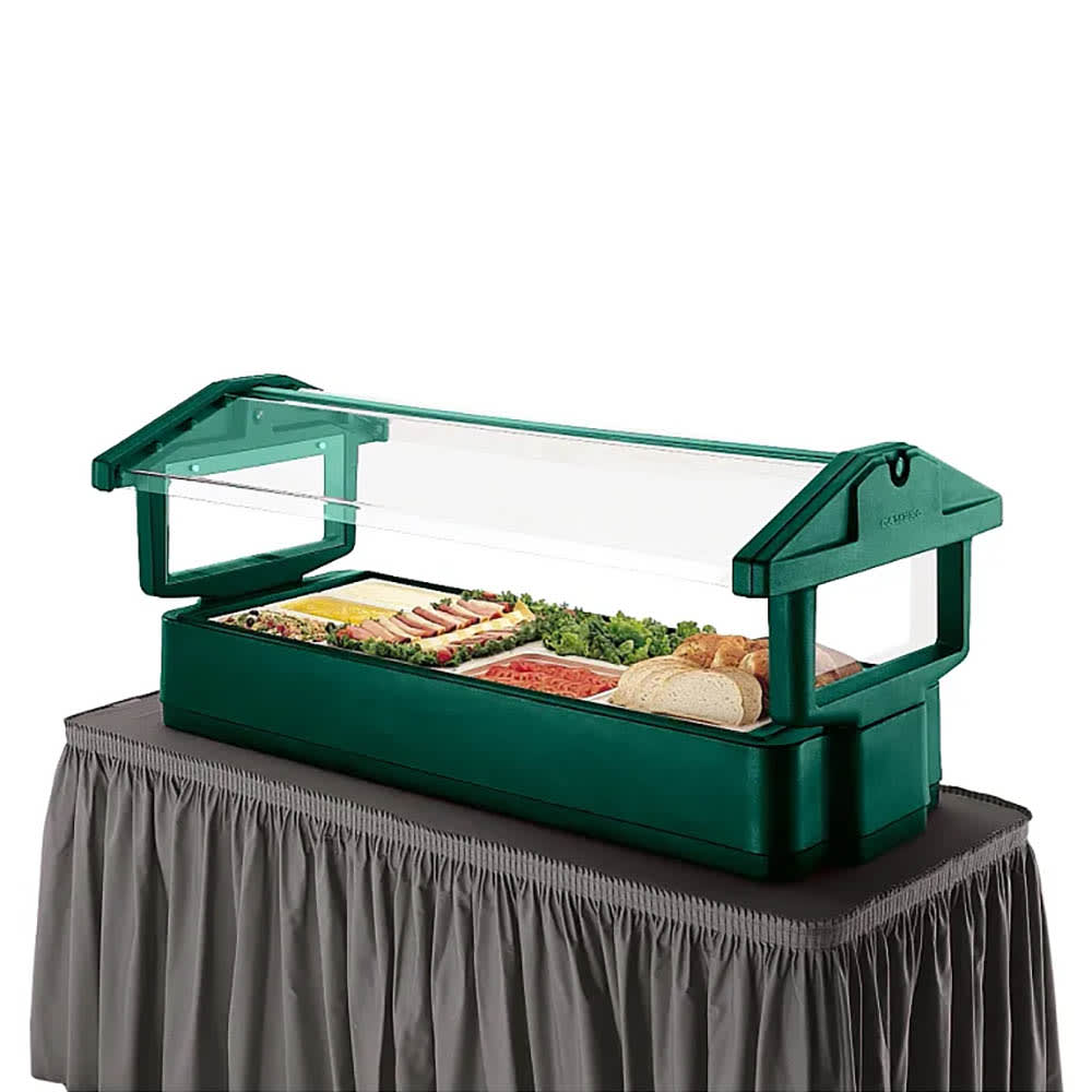 144-6FBRTT519 62 7/8" Cold Food Bar - (5) Pan Capacity, Table Top, Kentucky Green