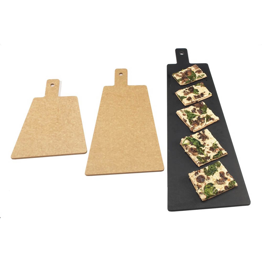 151-153061613 Rectangular Serving Board - 16" x 6", Composite, Black