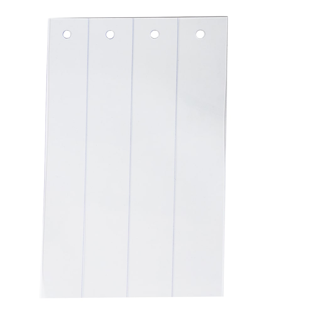 583-CZN8PR804PK 80" Curtronizer® Replacement Strips - 8" Wide Strips, PVC