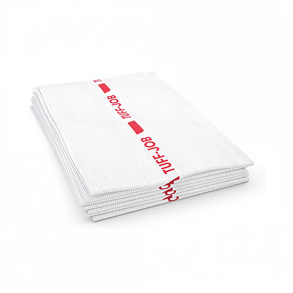 538-W923 1/4 fold Reusable Antimicrobial Foodservice Towels - White