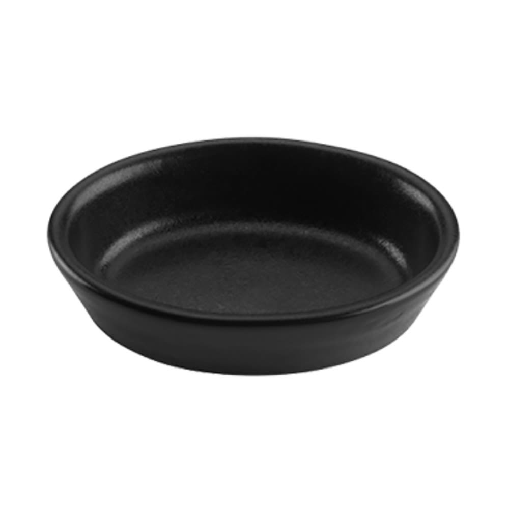 706-HL5710AFCA 10 oz Foundry Oval Fort Pitt Baker Dish - China, Black