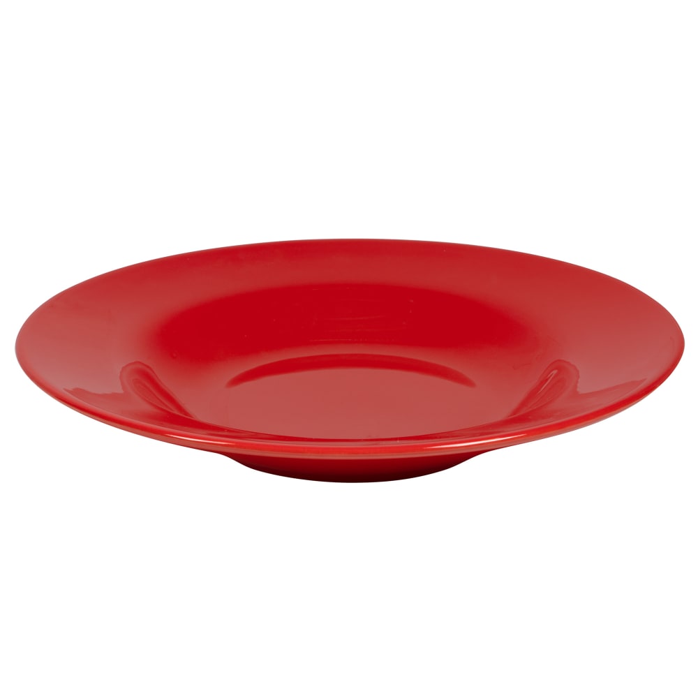 024-903045377 21 oz Round Pasta Bowl w/ Rolled Edge & Cantina Uncarved Pattern, Cayenne