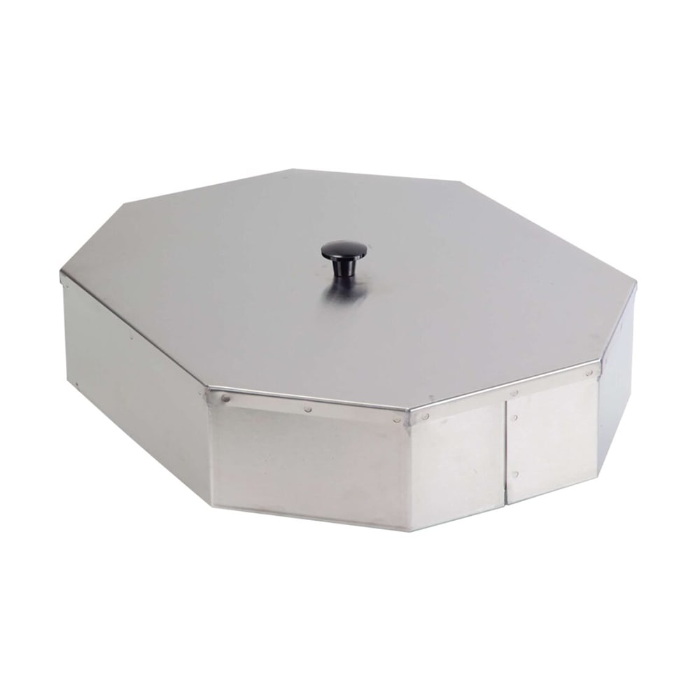 121-09345 12 1/2" x 15 1/2" Oval Dish Dispenser Tube Cover For V6011 & V6211, Stain...