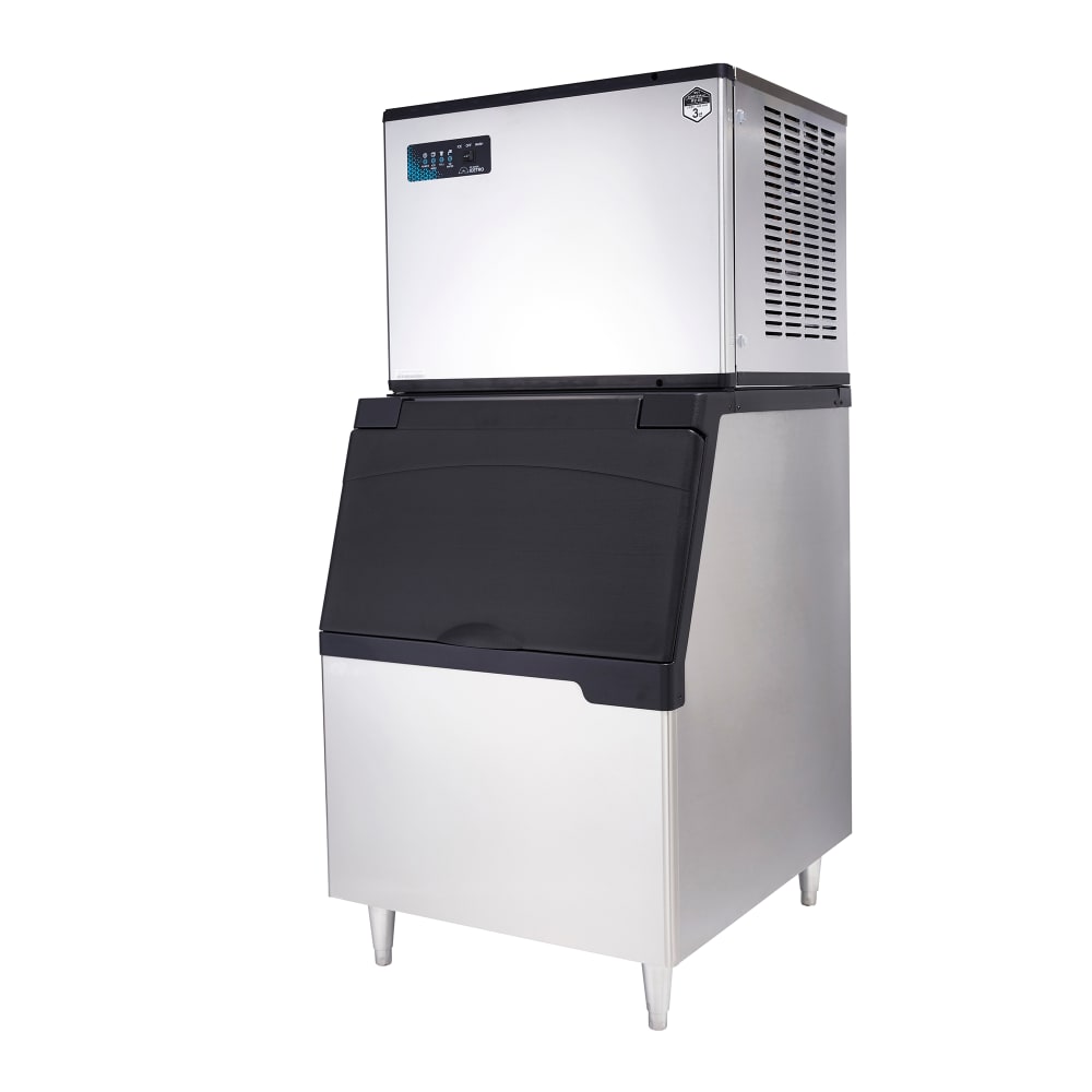 457-IM0460ACIB033 444 lb Maestro Full Cube Ice Machine w/ Bin - 350 lb Storage, Air Cooled, 115v