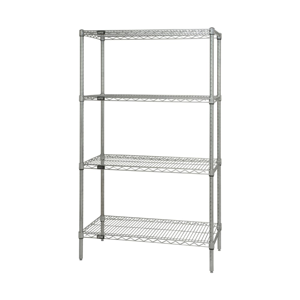 688-WR741860C Chrome Wire Shelf Kit - 60"W x 18"D x 74"H