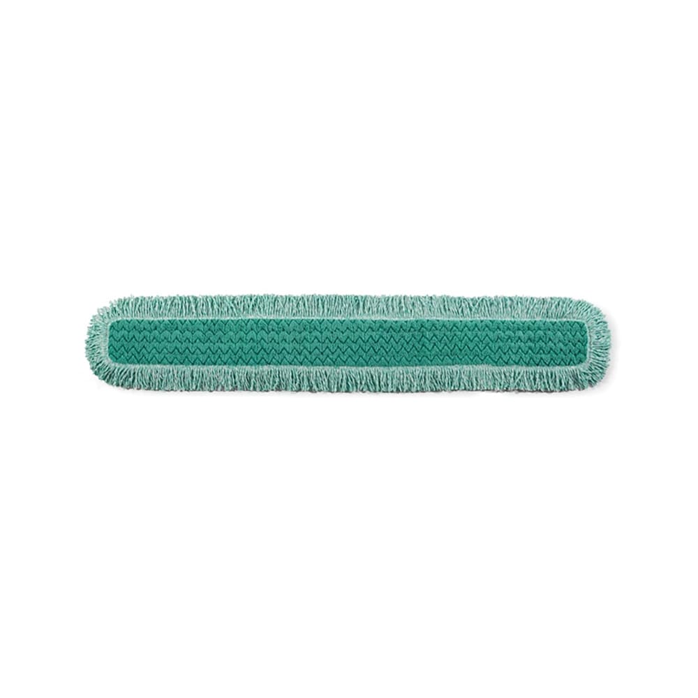 007-Q449 48" Hygen Dust Pad with Fringe - Microfiber, Green