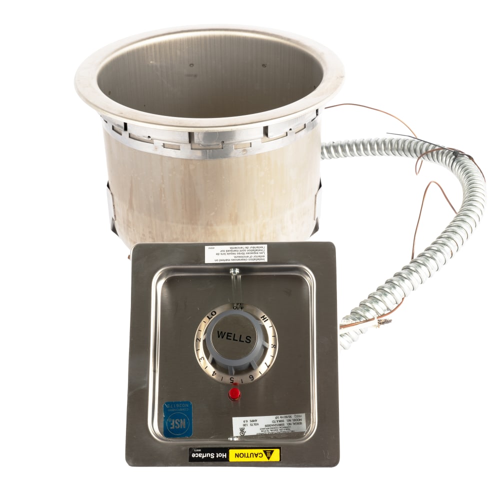 439-SS8TDU 7 qt Drop In Soup Warmer w/ Thermostatic Controls, 120v