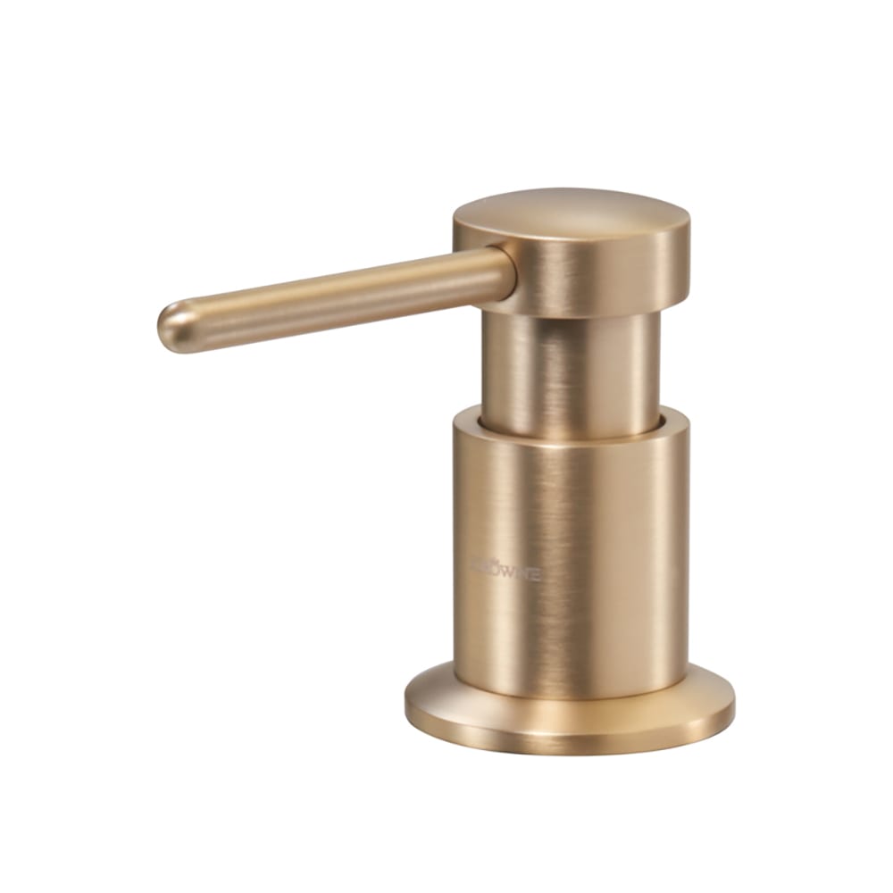 381-19420G Deck Mount Manual Liquid Soap Dispenser - Brushed Gold