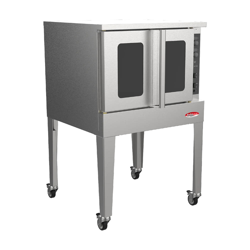 012-BASCO5G Single Full Size Natural Gas Convection Oven - 180,000 BTU