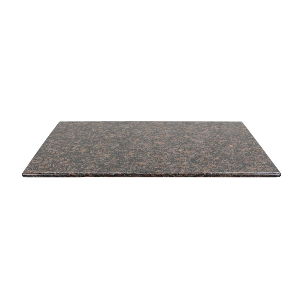 628-G21530X48 30" x 48" Rectangular Granite Table Top, Tan Brown