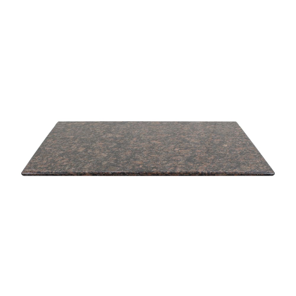 628-G21530X60 30" x 60" Rectangular Granite Table Top, Tan Brown