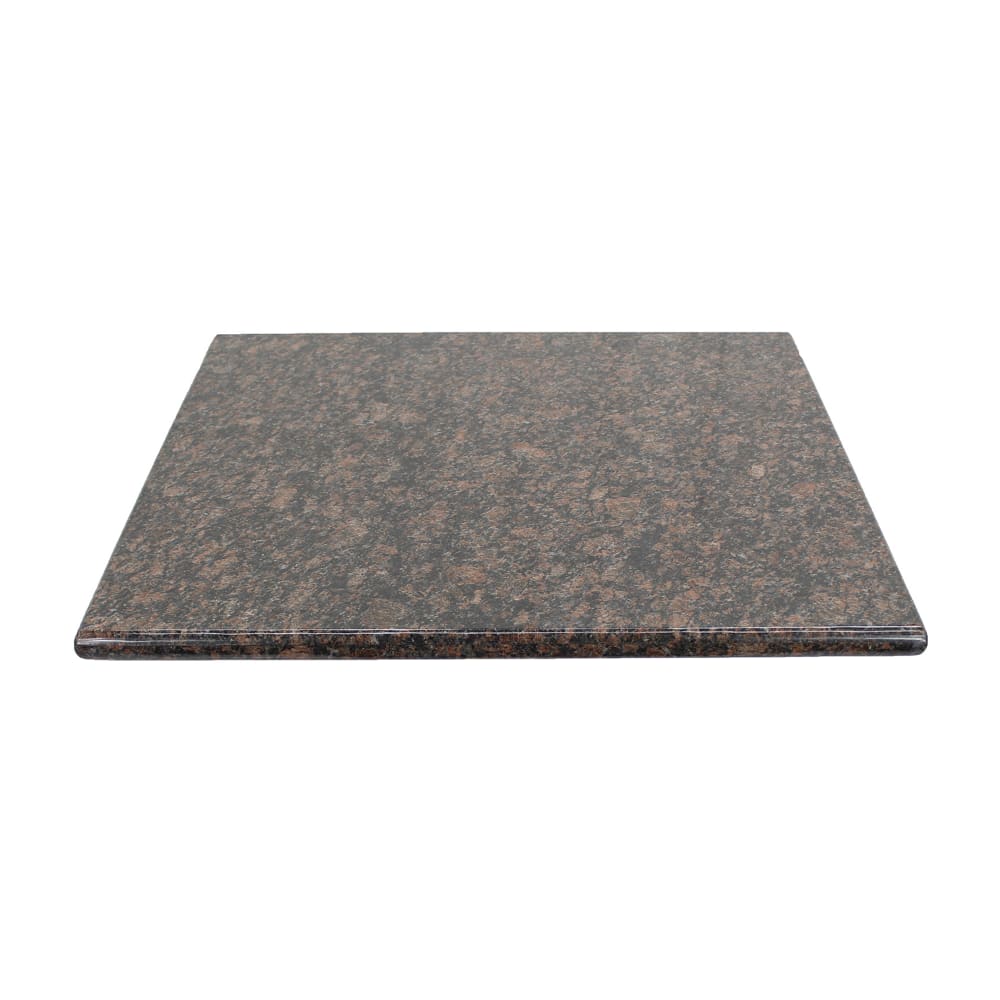 628-G21536X36 36" Square Granite Table Top, Tan Brown