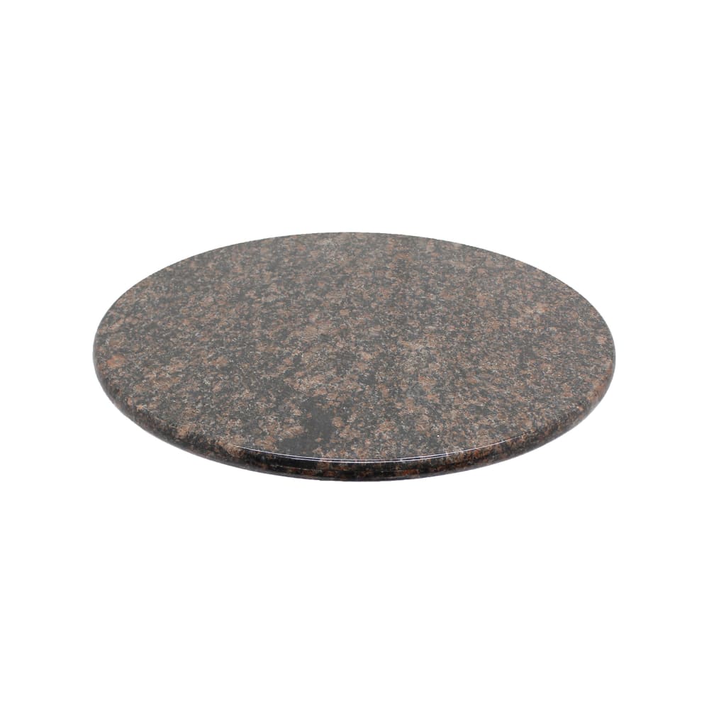 628-G21554RD 54" Round Granite Table Top, Tan Brown
