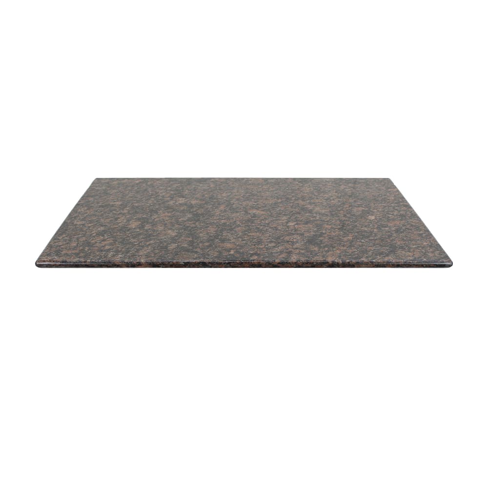 628-G21530X72 30" x 72" Rectangular Granite Table Top, Tan Brown