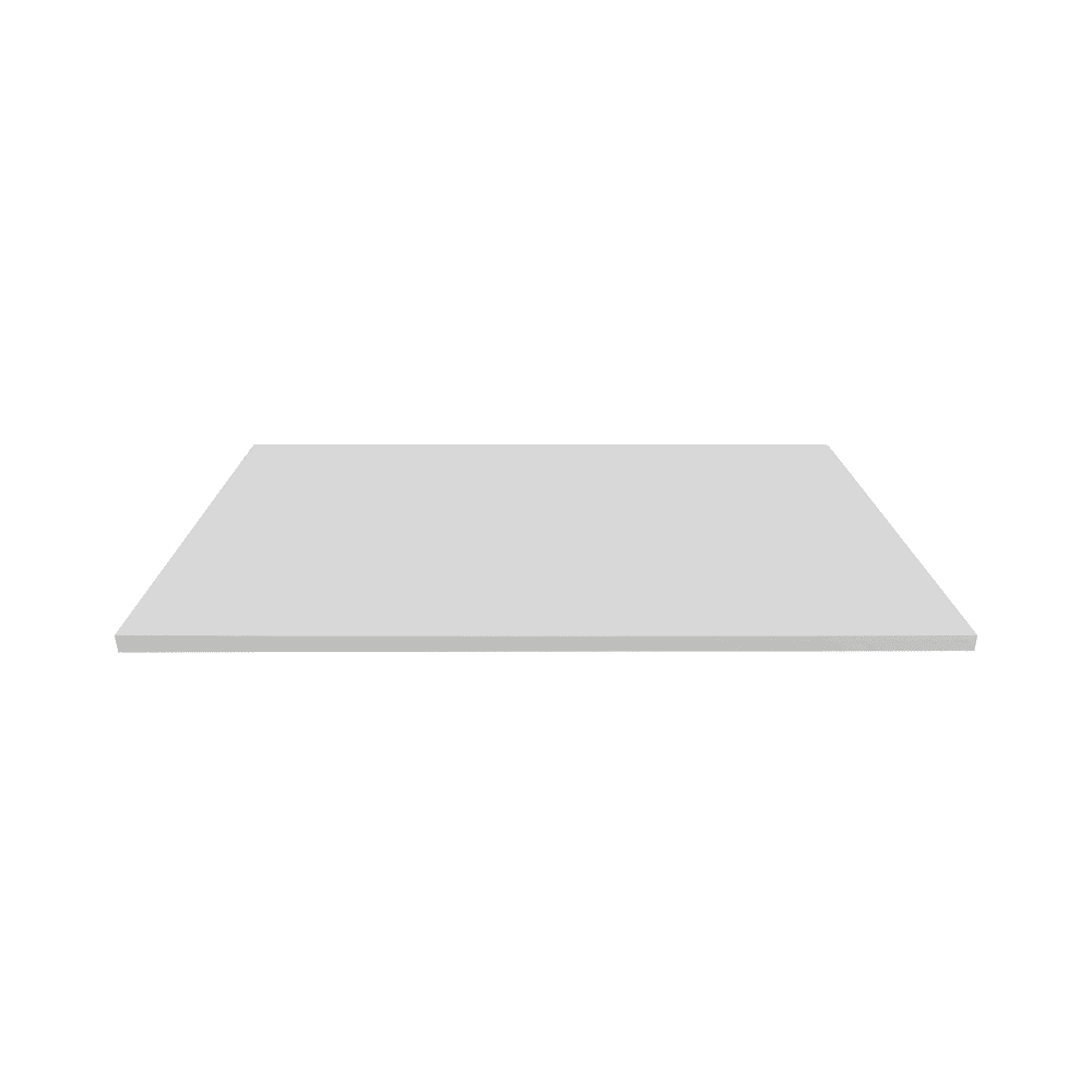 628-Q41324X30 24" x 30" Rectangular Quartz Table Top, Winter White